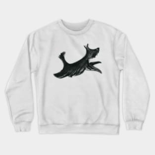 Salty the seadog (cut-out) Crewneck Sweatshirt